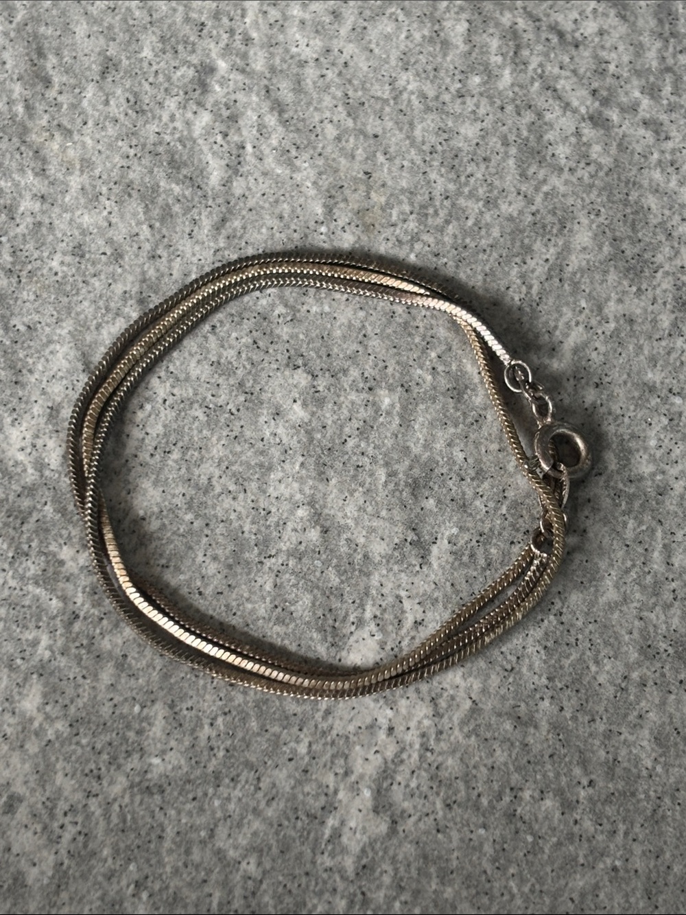 Sterling SQUARE SNAKE CHAIN NECKLACE real solid .925 Silver Fine Jewelry